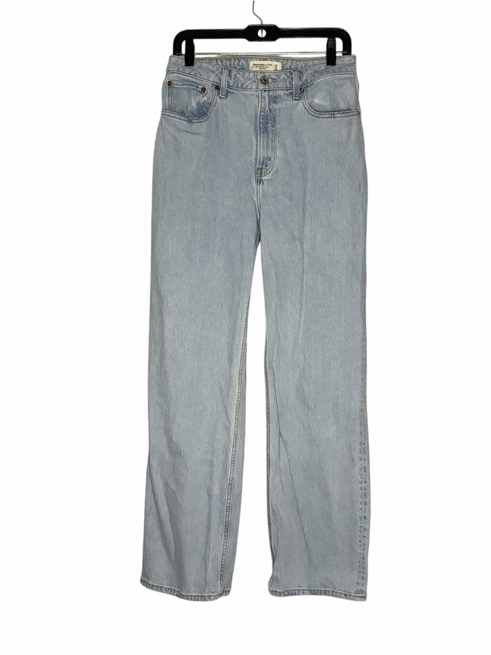 Abercrombie & Fitch 90s Relaxed Jean High Rise Curve Love 29/8R Light Wash